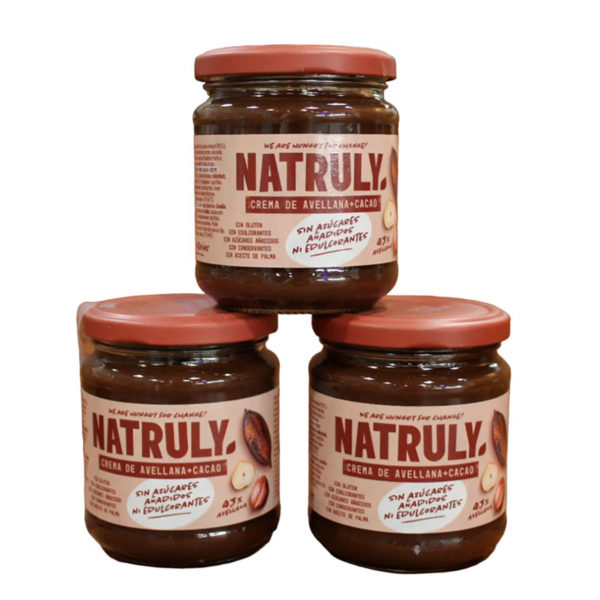 Crema de avellana y cacao  light