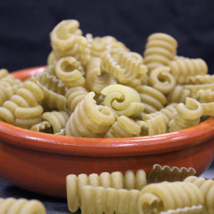 Pasta con puerro ecológico